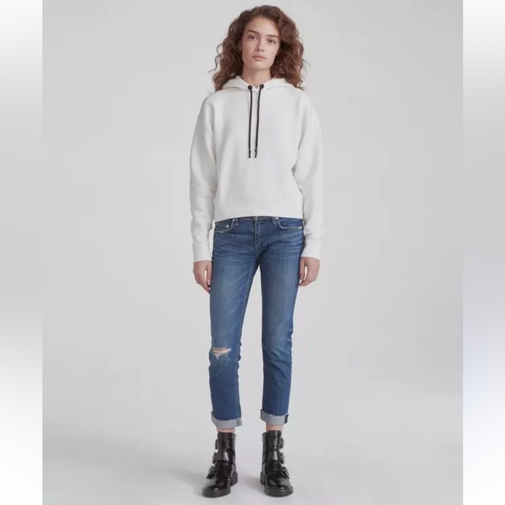 rag & bone 29 Dre Low-Rise Slim Boyfriend Jeans Style W1590K510JAV Grunge 90s